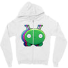 Mooncake Colorful Zipper Hoodie