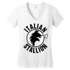 Rock Balboa italian stallion Women's V-Neck T-Shirt