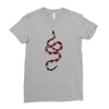snake red black Ladies Fitted T-Shirt