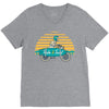 ride and surf V-Neck Tee