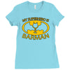 my superhero is barman Ladies Fitted T-Shirt