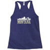 montana mountains Racerback Tank