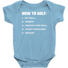 how to golf best trending Baby Bodysuit