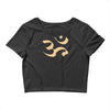 om zeichen indien buddhisten meditation religion yoga Crop Top