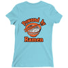 powered by ramen Ladies Fitted T-Shirt
