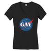 Nasa Parody Gay Women's V-Neck T-Shirt