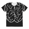 funny male brain ideal birthday gift or present All Over Women's T-shirt