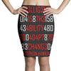 adapt or die encoded (white) Pencil Skirts