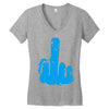 fuck size Women's V-Neck T-Shirt