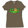 turtle surprise Ladies Fitted T-Shirt