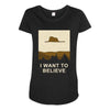 le petit believer Maternity Scoop Neck T-shirt