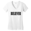 believer Women's V-Neck T-Shirt
