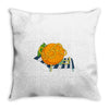 orange juice Throw Pillow