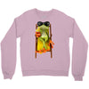 frog funny cocktail Crewneck Sweatshirt