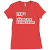 i will instigate revolution Ladies Fitted T-Shirt