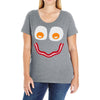 bacon and eggs Ladies Curvy T-Shirt