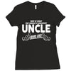Worlds Greatest Uncle Looks Like Ladies Fitted T-Shirt