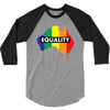 Vote Yes-Australia Marriage Equality 3/4 Sleeve Shirt
