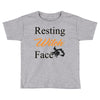 resting witch face   fall t shirt   funny halloween Toddler T-shirt