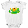 no jacket required Baby Onesie