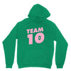 team 10 light pink Unisex Hoodie