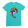 color bird Ladies Fitted T-Shirt