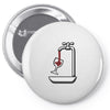 wine Pin-back button