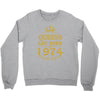 queens are born in 1974 Crewneck Sweatshirt