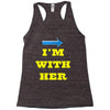 i am with her Racerback Tank