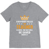 Everybody Relax The Teacher Is Here V-Neck Tee
