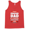 proud dad son Tank Top