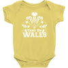 come on wales funny nations rugby Baby Onesie
