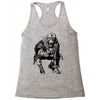 comunist monkey Racerback Tank