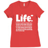 life  available for a limited time only Ladies Fitted T-Shirt