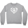 cat love paw Crewneck Sweatshirt