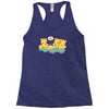 pizza campfire story Racerback Tank