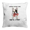 nobody listens to me Throw Pillow