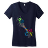 rgb cmyk Women's V-Neck T-Shirt
