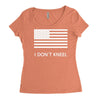 i don't kneel Women's Triblend Scoop T-shirt