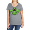 toxic monster 2 Ladies Curvy T-Shirt