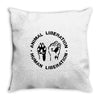 animal liberation Throw Pillow