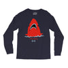 red blue shark Long Sleeve Shirts