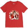 red V-Neck Tee