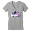 Fortnite Galaxy Women's V-Neck T-Shirt