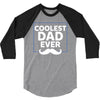 Coolest Dad Ever 3/4 Sleeve Shirt