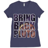 bring back pluto Ladies Fitted T-Shirt