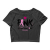 pink spread the hope Crop Top