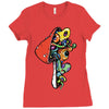 inside a mushroom Ladies Fitted T-Shirt