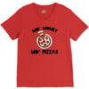 mo money mo pizzas 1 V-Neck Tee