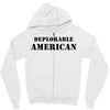 deplorable american Zipper Hoodie